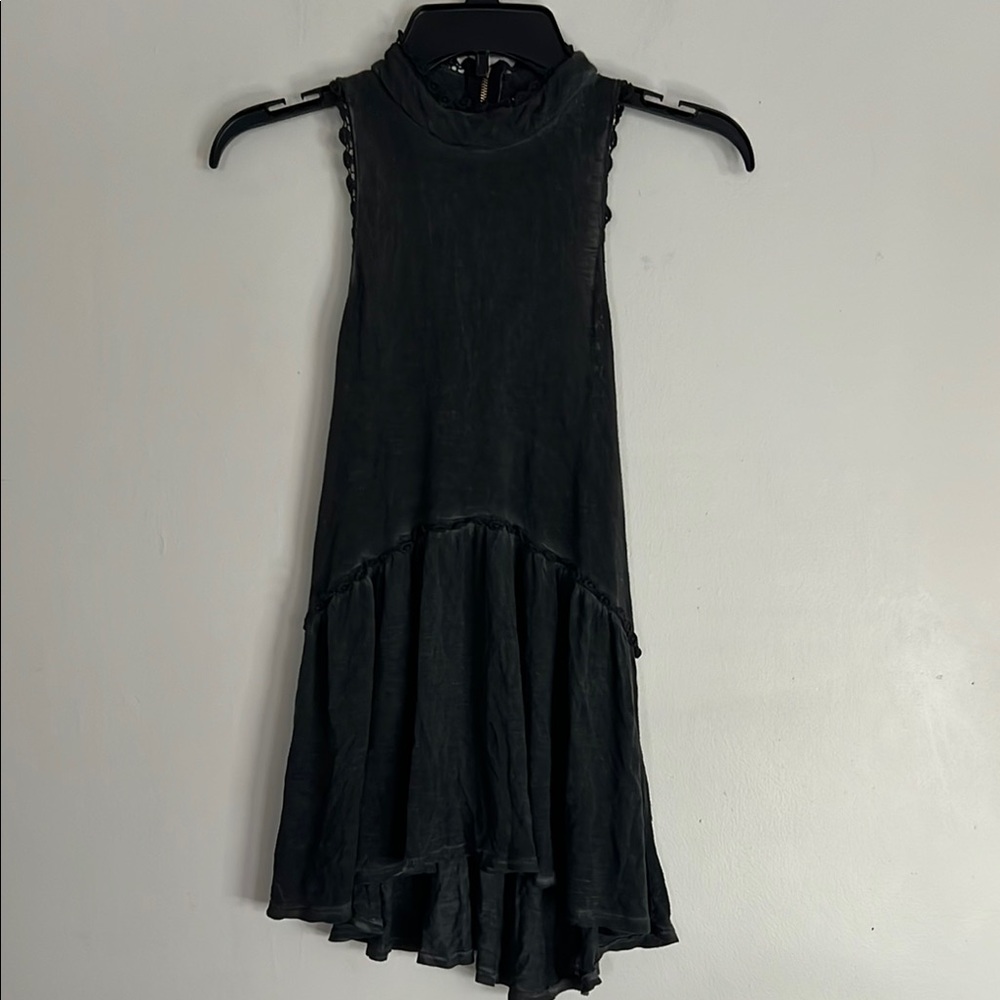Game of Love Black Lace Trim Top